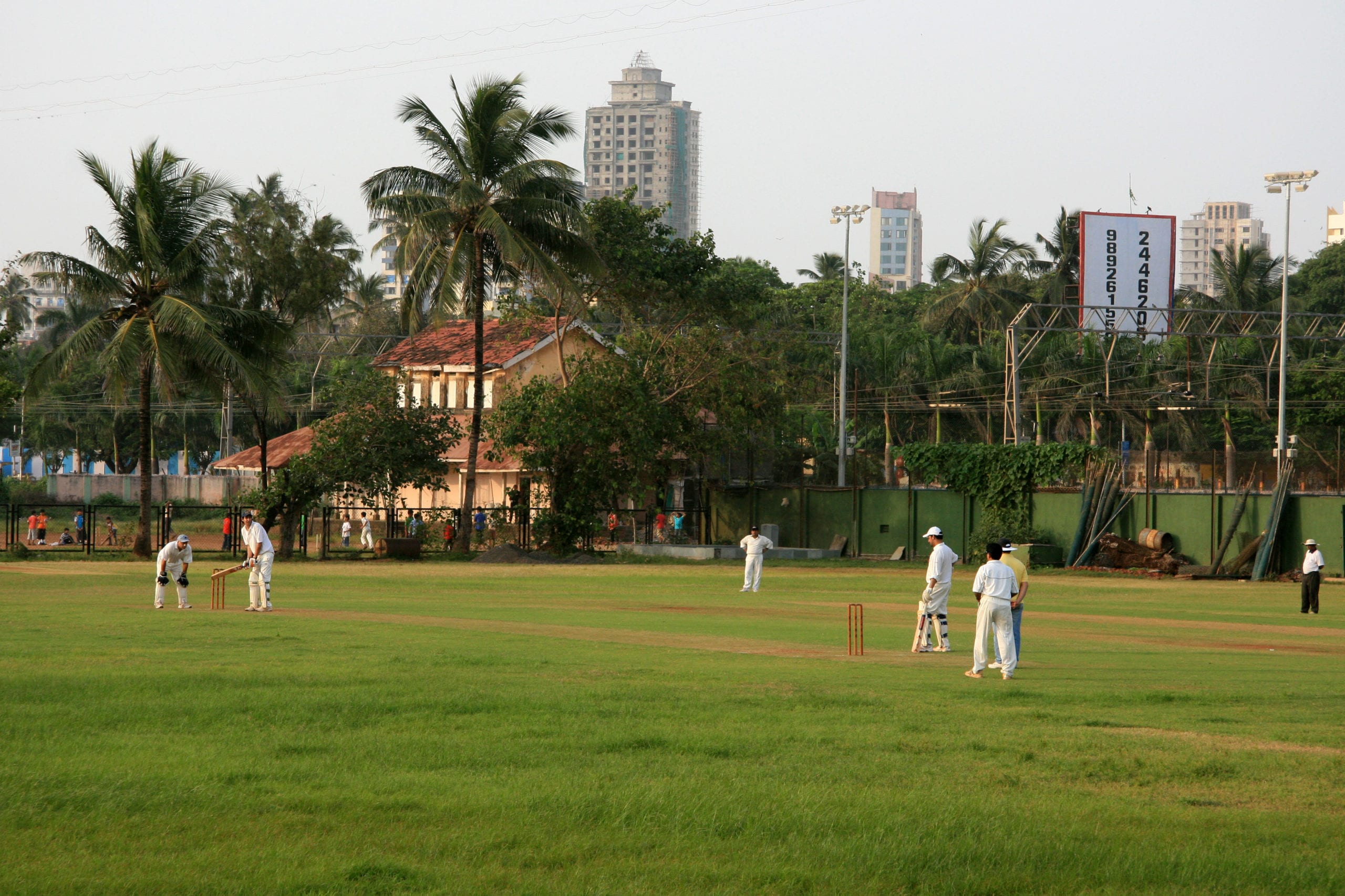 Marine Drive, Mumbai, India cricket match
