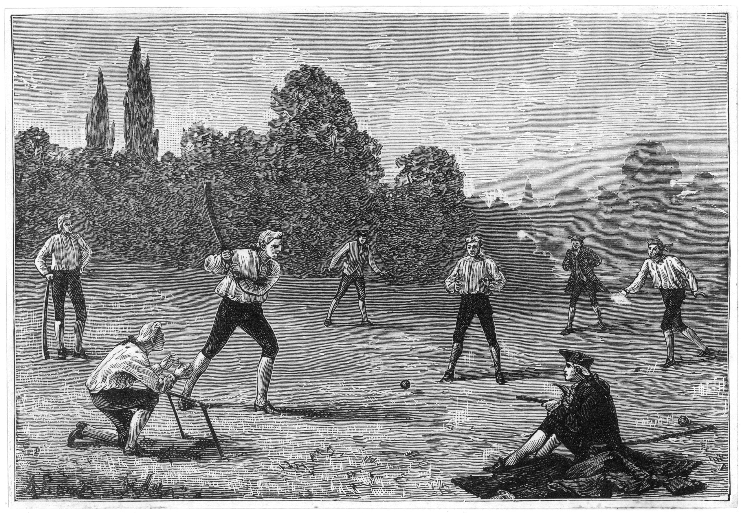 Cricket in the 1770s.