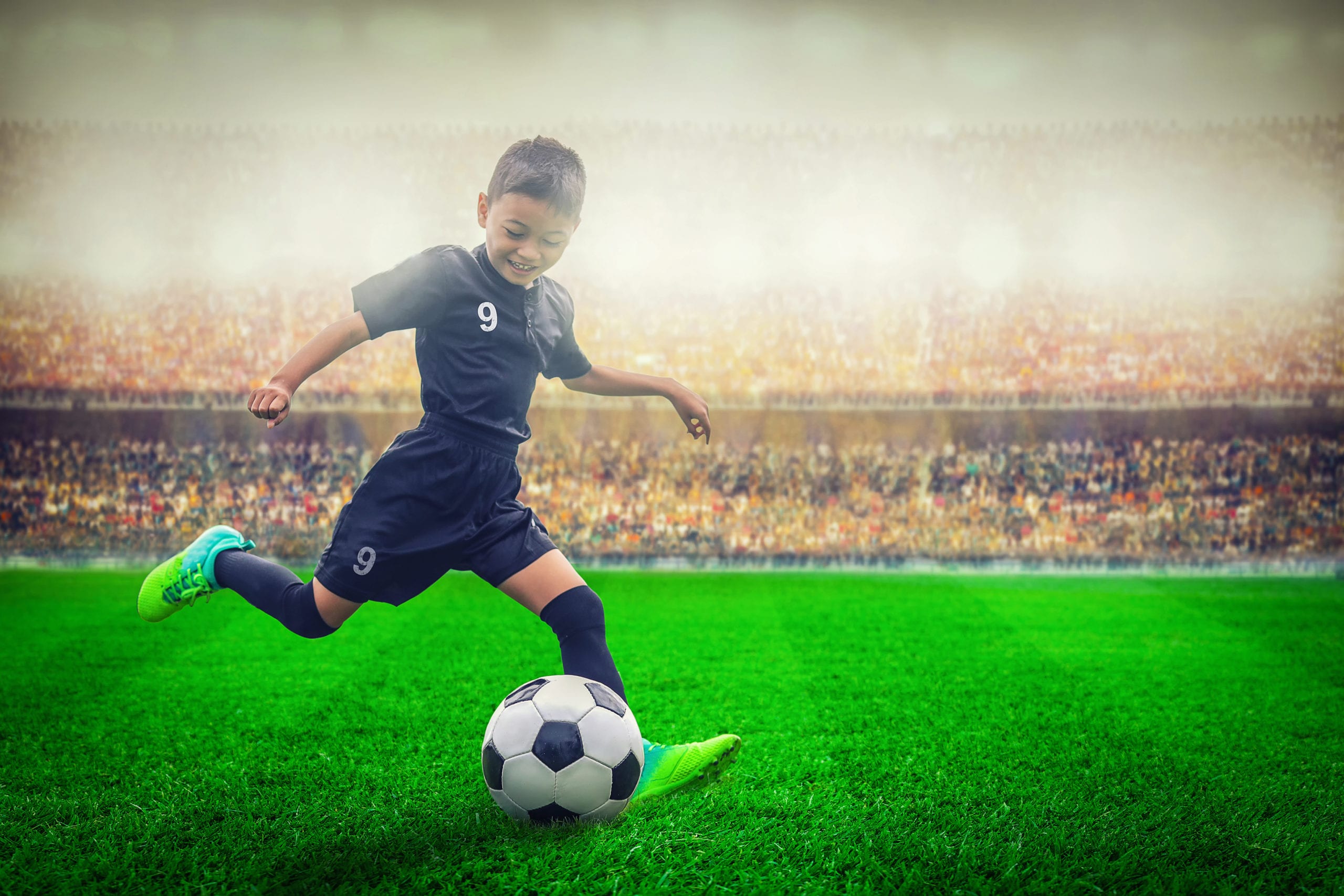 Kids Playing Soccer